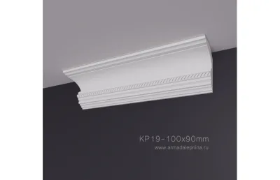 Карниз с рисунком КР-19 АРМАДА. Лепнина из гипса