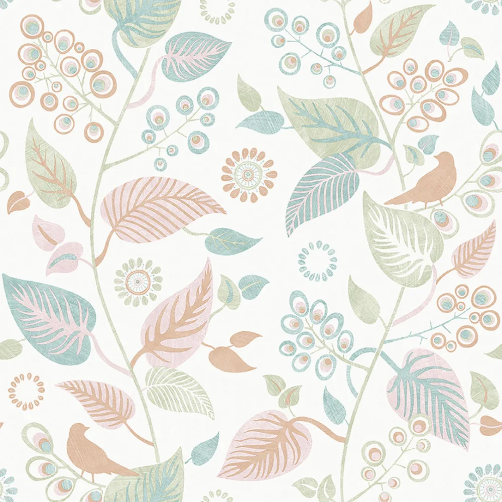 ОБОИ С РАСТИТЕЛЬНЫМ РИСУНКОМ ECO WALLPAPER ШВЕЦИЯ ART 9330 LOYMINA Group - ЛОЙМИНА ГРУП