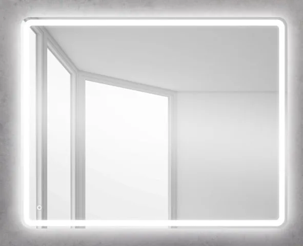 BELBAGNO Vittoria Зеркало со встроенным светильником и сенсорным выключателем SPC-MAR-1000-800-LED-TCH, 12W, 220-240V АТЕЛЬЕ ВАННОЙ КОМНАТЫ. САМАРА