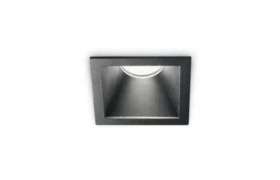 ВСТРАИВАЕМЫЙ СВЕТОДИОДНЫЙ СВЕТИЛЬНИК IDEAL LUX GAME SQUARE BK BK MNOGOROZETOK - МНОГОРОЗЕТОК