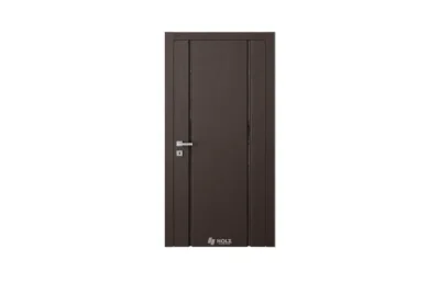 Ego E16 Дуб брауни черное стекло 7 ДВЕРЕЙ