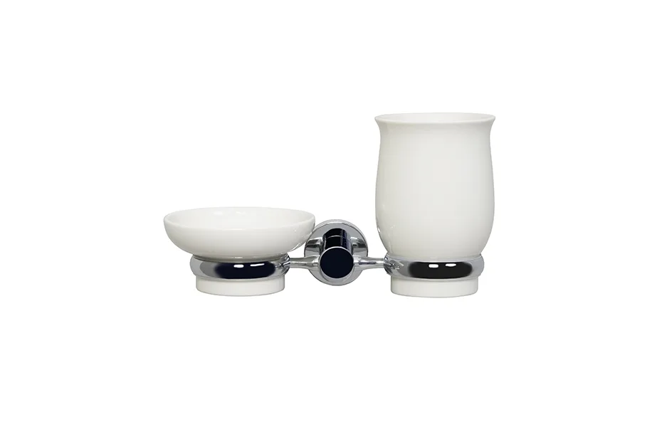 WasserKRAFT K-24226 Держатель стакана и мыльницы АТЕЛЬЕ ВАННОЙ КОМНАТЫ. САМАРА