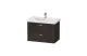 Тумба с раковиной Duravit Xbase 80 см XB619005353 каштан темный МОСПЛИТКА