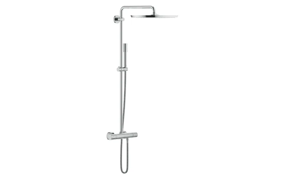 GROHE Rainshower Душевая система с термостатом, настенный монтаж, кронштейн 450 мм, Jumbo АТЕЛЬЕ ВАННОЙ КОМНАТЫ. САМАРА