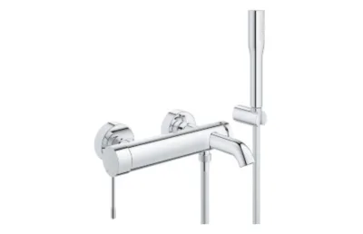 Смеситель для ванны Grohe Essence+ с душевым гарнитуром 33628001 АКВАМЕТРИЯ