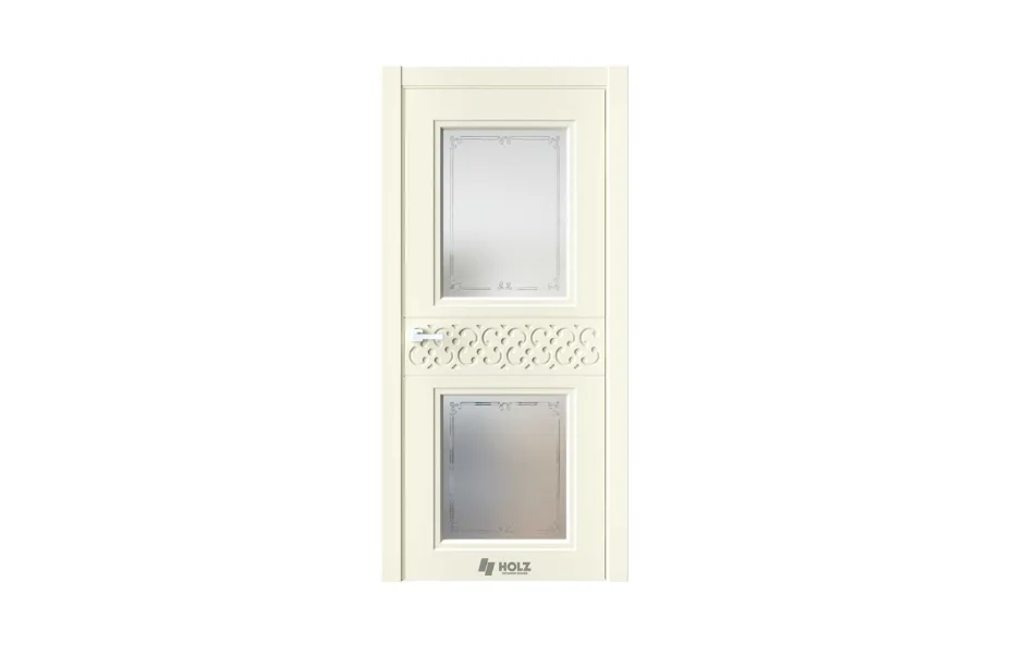 Neo Classic N27 Песчаный RAL1013 стекло 7 ДВЕРЕЙ