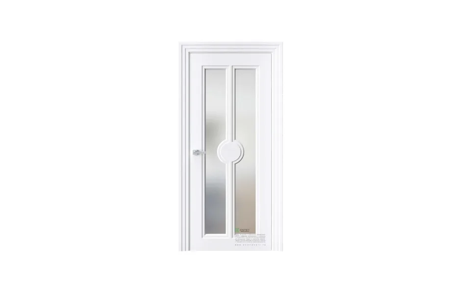 Межкомнатная дверь Novella N34 RAL9003 стекло 7 ДВЕРЕЙ