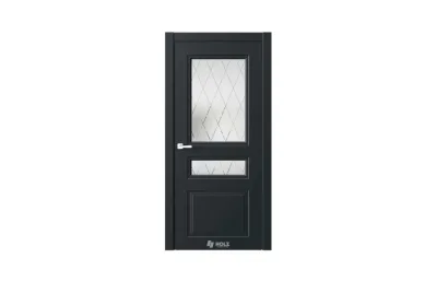 Neo Classic N13 Черный RAL9005 стекло 7 ДВЕРЕЙ