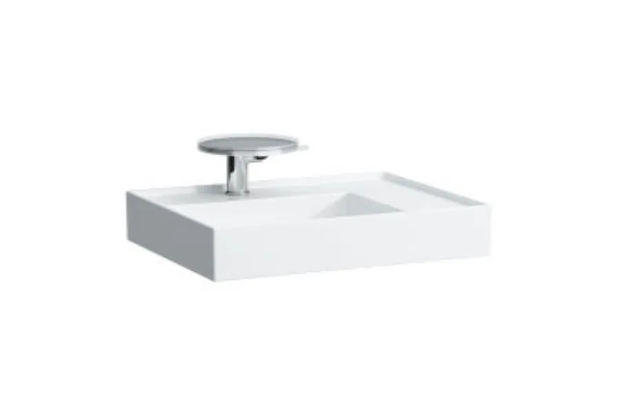Раковина подвесная Laufen Kartell 60x46 (с полочкой справа) 8.1033.4.000.104.1 АКВАМЕТРИЯ
