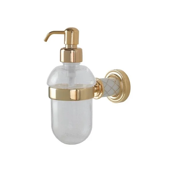 BOHEME Murano Диспенсер настенный, золото АТЕЛЬЕ ВАННОЙ КОМНАТЫ. САМАРА