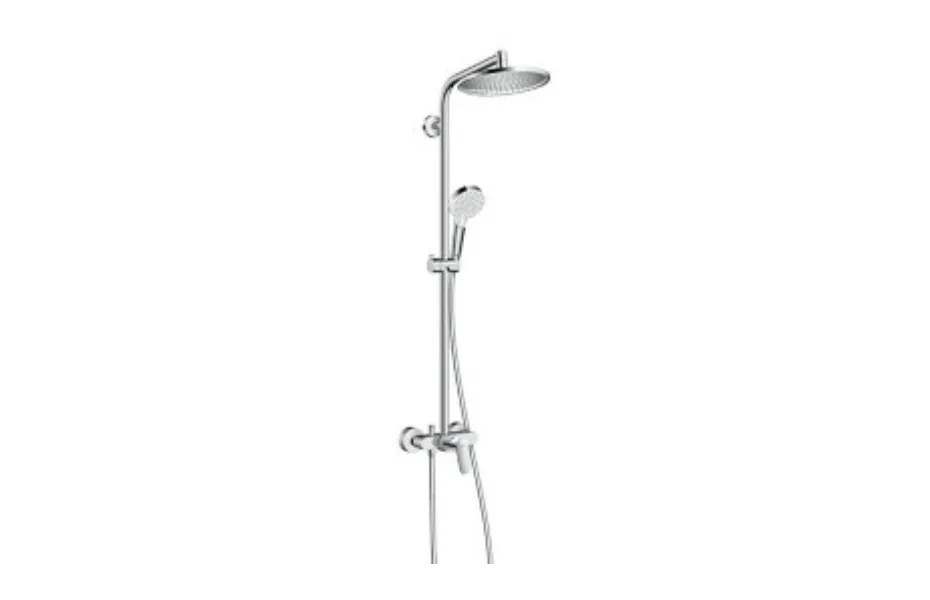 Душевая система Hansgrohe Crometta S 240 1jet Showerpipe Ecosmart 27269000 АКВАМЕТРИЯ