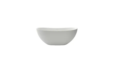 Ванна из искусственного камня 163х85 см Azario Jenner JEN16385S белая МОСПЛИТКА