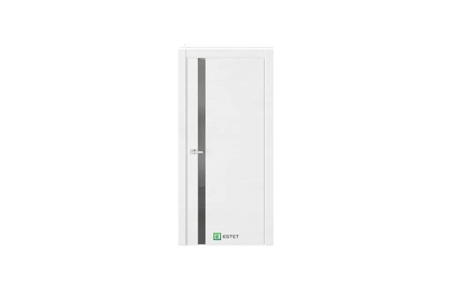 Межкомнатная дверь Elegance E8 Белый горизонт стекло 2 7 ДВЕРЕЙ