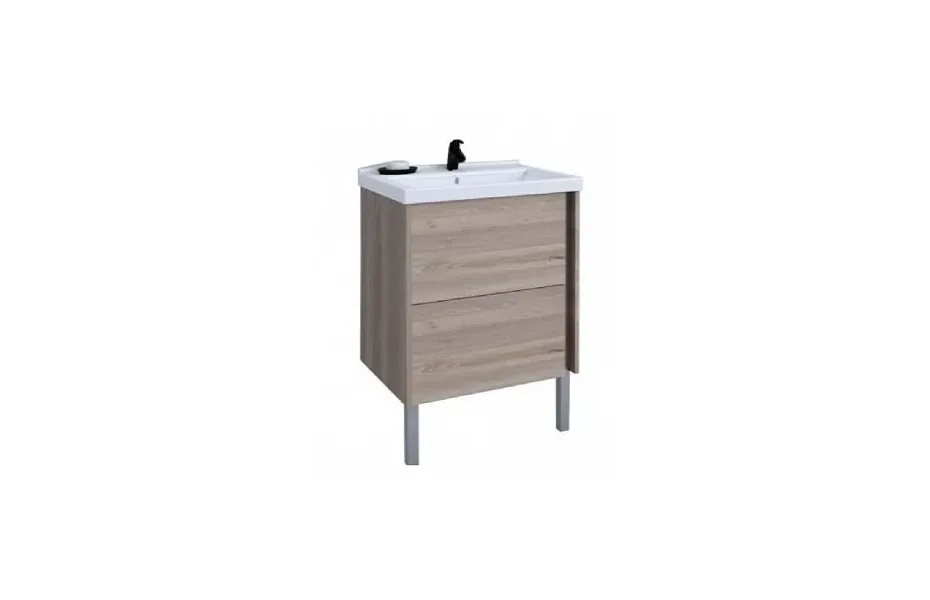 Тумба с раковиной Aquaton Стоун 60 1A231401SX850 60 см подвесная, сосна арлингтон МОСПЛИТКА