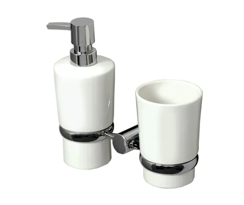 WasserKRAFT K-28289 Держатель стакана и дозатора АТЕЛЬЕ ВАННОЙ КОМНАТЫ. САМАРА
