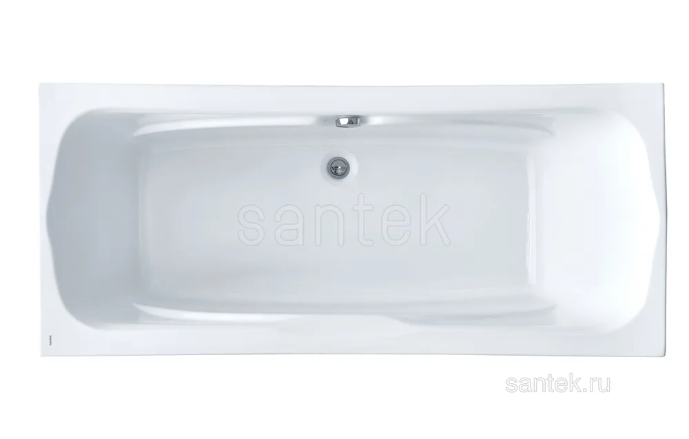 SANTEK Corsica 180х80 Ванна акриловая прямоугольная АТЕЛЬЕ ВАННОЙ КОМНАТЫ. САМАРА