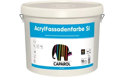 Краска Caparol AcrylFassadenfarbe SI, База 1, 10 л КАПАРОЛ ЦЕНТР САМАРА