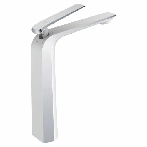 1311F смеситель для умывальника ВЫСОКИЙ БЕЛЫЙ ROSE (Испания) АКВАРИУМ