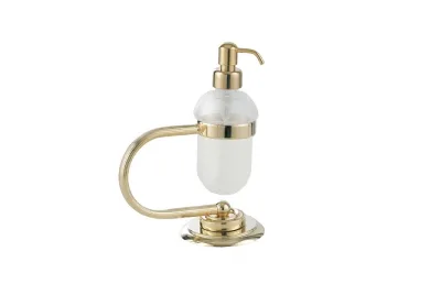 BOHEME Murano Дозатор для жидкого мыла, золото АТЕЛЬЕ ВАННОЙ КОМНАТЫ. САМАРА