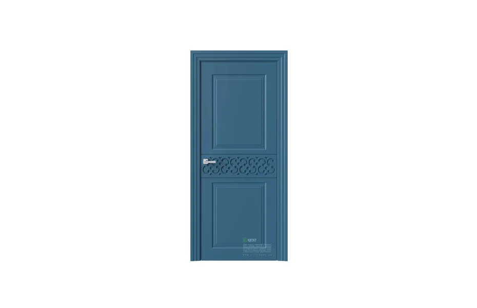 Межкомнатная дверь Novella N25 RAL5009 7 ДВЕРЕЙ