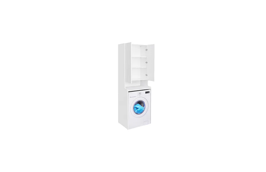 Шкафчик Aquaton Лондри белый, для стиральной машины 1A260503LH010 МОСПЛИТКА