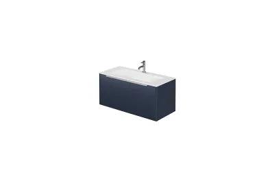 Тумба с раковиной Creto Luna Blue 100 см 17-Bl100 МОСПЛИТКА