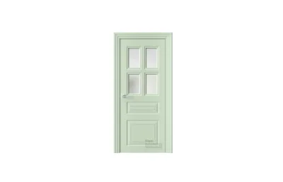 Межкомнатная дверь Novella N17 Деко RAL6019 стекло 7 ДВЕРЕЙ