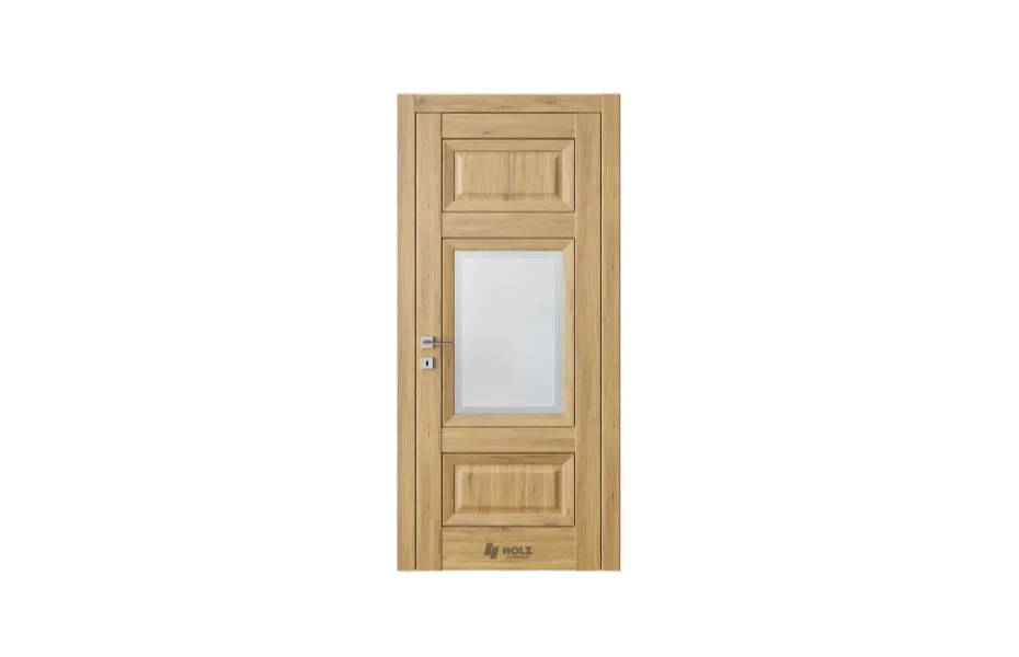 Plaza PL9 Дуб миели стекло 1 7 ДВЕРЕЙ