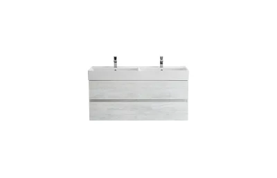 Тумба с раковиной Cezares Molveno 46 120 см MOLVENO 46-120-2C-SO-2-LB legno bianco МОСПЛИТКА