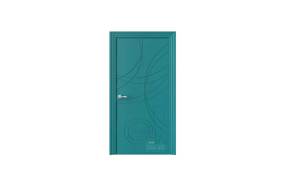 Межкомнатная дверь Perfect P11 RAL5021 7 ДВЕРЕЙ