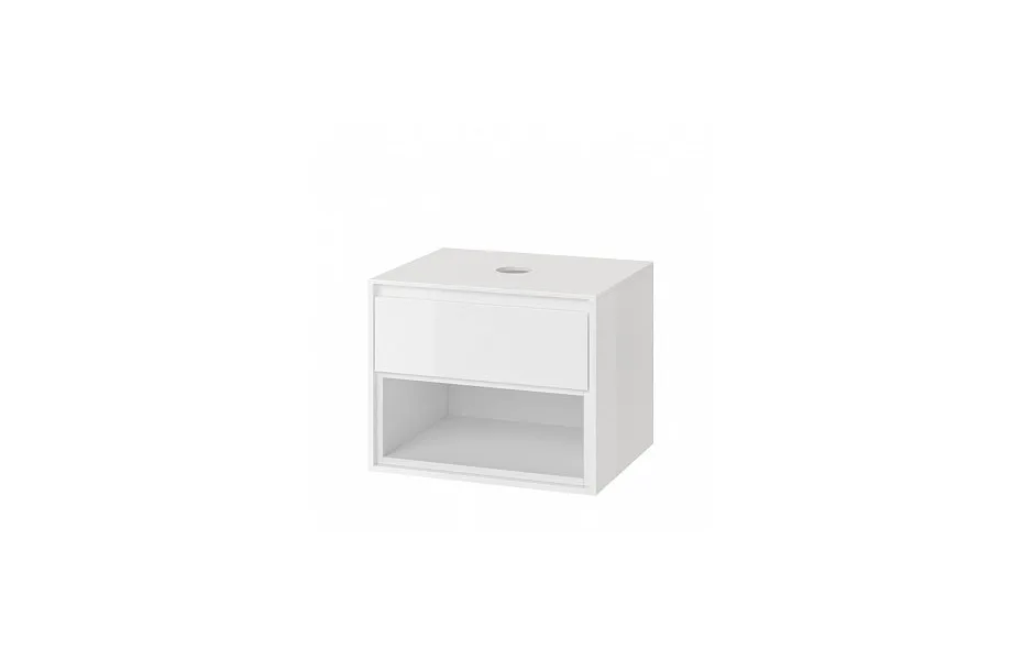 Тумба с раковиной Excellent Tuto 60 см MLEX.0102.600.WHWH МОСПЛИТКА