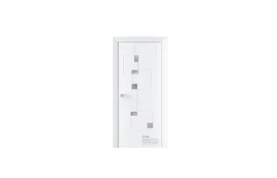 Межкомнатная дверь Perfect P Steel 2 RAL9003 7 ДВЕРЕЙ