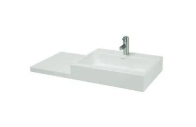 Раковина накладная Laufen Living City 100х46 8.1843.1.000.104.1 полочка слева АКВАМЕТРИЯ