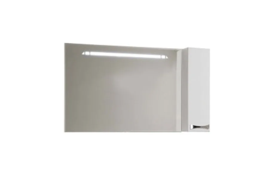 Зеркало Акватон Диор 120 (1A110702DR01R) правостороннее, белое АКВАМЕТРИЯ