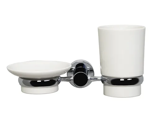 WasserKRAFT K-28226 Держатель стакана и мыльницы АТЕЛЬЕ ВАННОЙ КОМНАТЫ. САМАРА