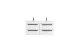 Тумба с раковиной Cezares Eco 120 см ECO-1200-4C-SO-2-BL bianco lucido МОСПЛИТКА