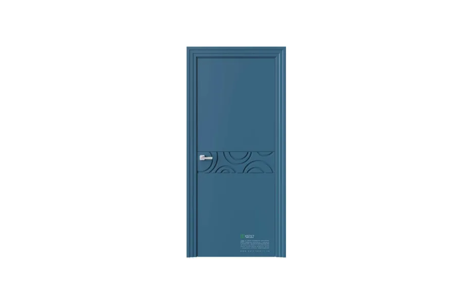Межкомнатная дверь Novella N28 RAL5009 7 ДВЕРЕЙ