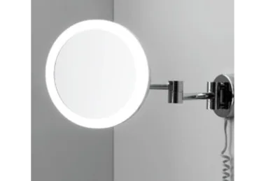 K-1004 Зеркало с LED-подсветкой, 3-х кратным увеличением АКВАМЕТРИЯ