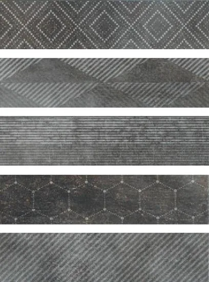DOCKLANDS Керамогранит FREEPORT MIX BLACK, стена ARTCERAMICA - АРТКЕРАМИКА