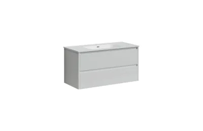Тумба с раковиной Sancos Libra, 99 см., эмаль белый, LB100W МОСПЛИТКА