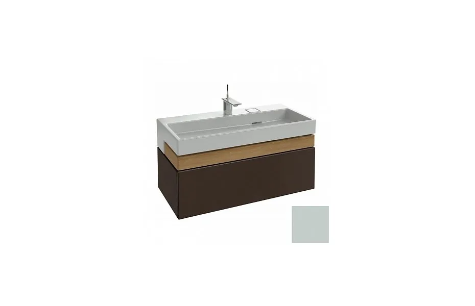 Тумба с раковиной Jacob Delafon Terrace 100 см EB1187-M50-M50 голубой шторм матовый МОСПЛИТКА