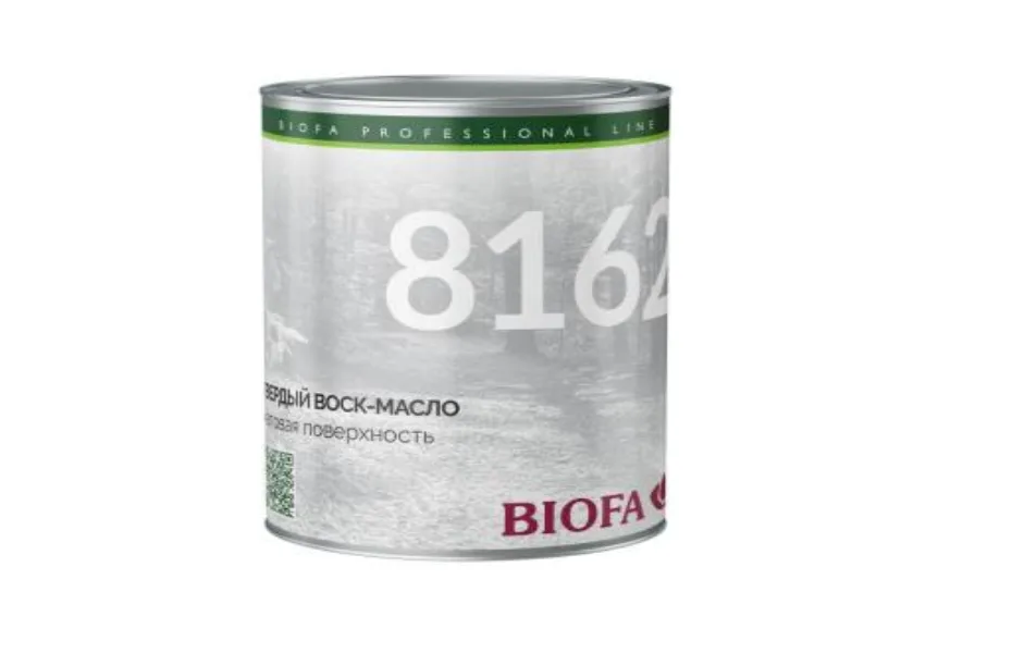 8162 BIOFA ТВЕРДЫЙ ВОСК-МАСЛО УЛЬТРАМАТОВЫЙ ДЛЯ ДЕРЕВА ПРОФЕССИОНАЛЬНЫЙ БИОФА – САМАРА