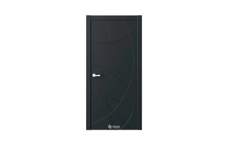 Palitra P12 Черный RAL9005 7 ДВЕРЕЙ