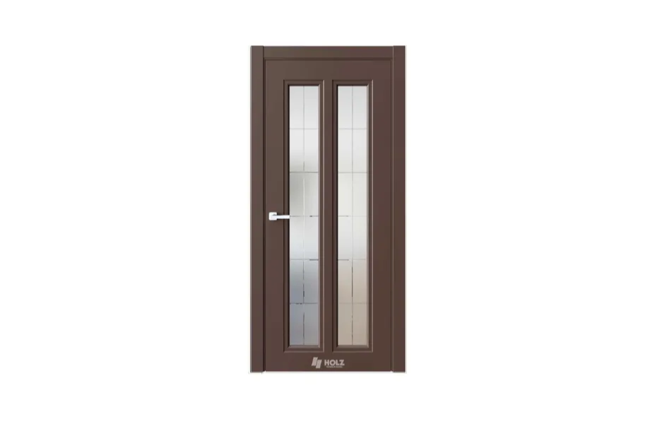Neo Classic N21 Шоколад RAL8017 стекло 7 ДВЕРЕЙ
