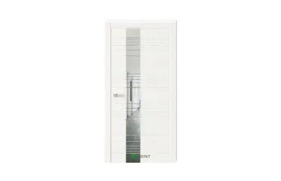 Межкомнатная дверь Ways W1 White зеркало 7 ДВЕРЕЙ