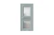 Neo Classic N27 Лунный RAL7042 стекло 7 ДВЕРЕЙ