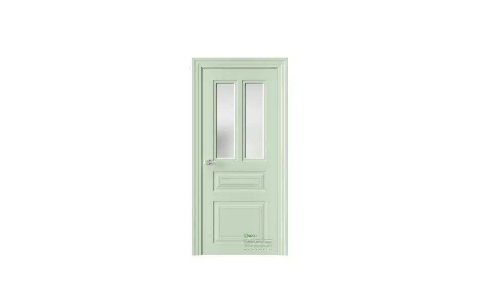 Межкомнатная дверь Novella N15 Деко RAL6019 стекло 7 ДВЕРЕЙ