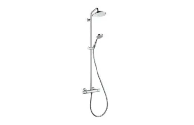 Душевая система Hansgrohe Croma 220 Showerpipe 27185000 АКВАМЕТРИЯ