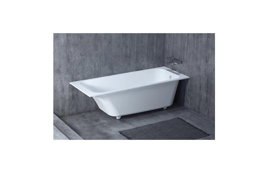 Ванна из искусственного камня S-Sense Salini Orlando 160x70 глянцевая 102015G МОСПЛИТКА
