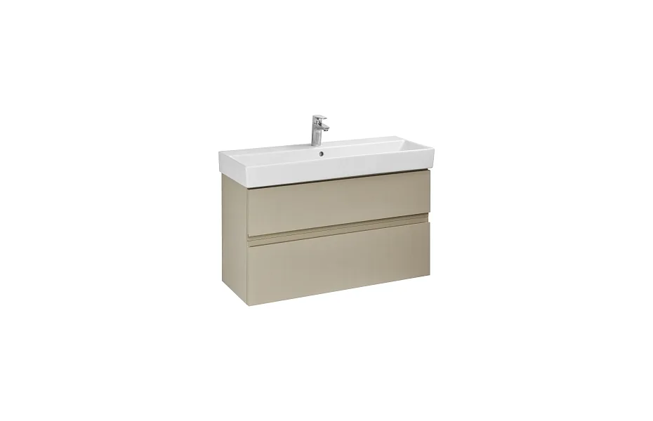 Тумба с раковиной Roca Oleta 100 см A857641515 капучино МОСПЛИТКА